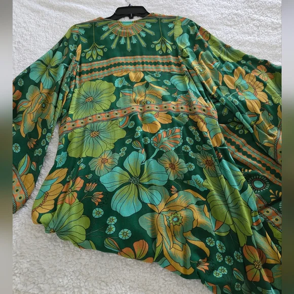 Nine Lives Bazaar Emerald  Empire Dress SZ 10 - Picture 9 of 12